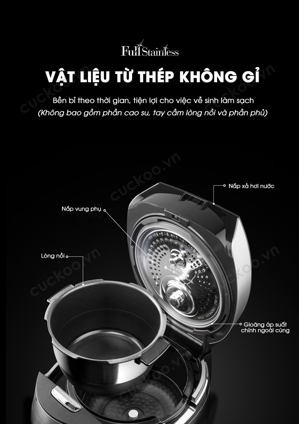 Nồi cơm điện Cao tần Cuckoo CRP-JHR1010FC
