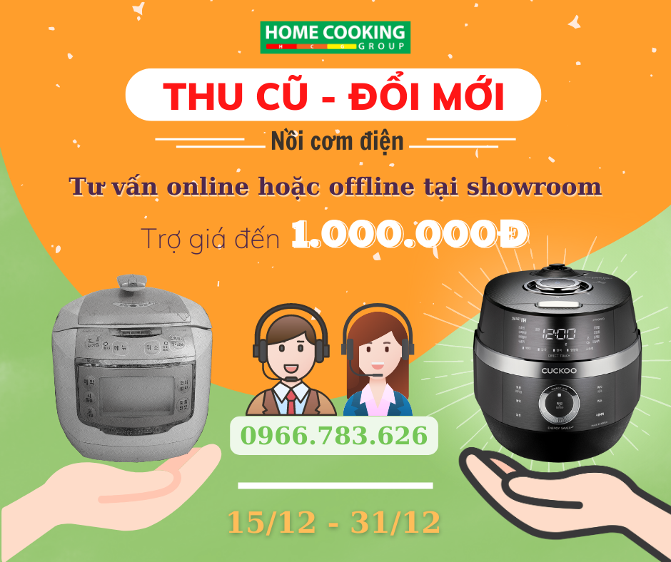 Thu cũ - đổi mới nồi cơm điện Cuckoo