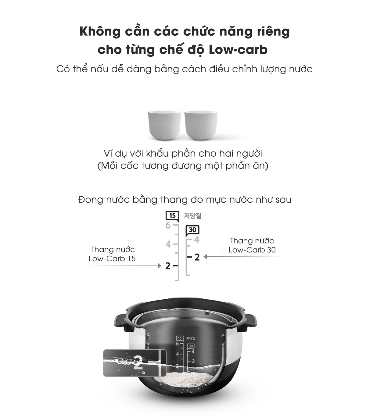 Nồi cao tần áp suất kép Cuckoo CRP-LHLR0610FW Nồi cơm điện tách đường