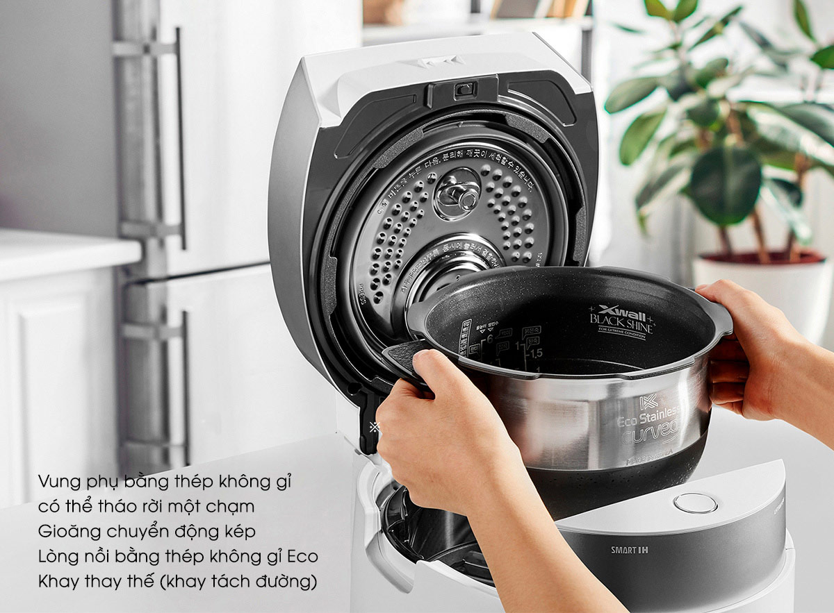 Nồi cao tần áp suất kép Cuckoo CRP-LHLR0610FW