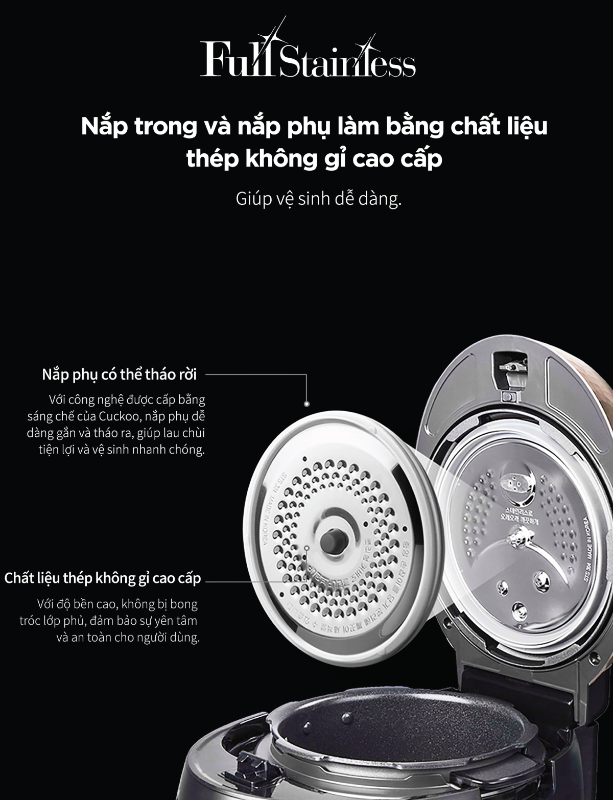 Nồi cơm điện tử áp suất CRP-R0600F