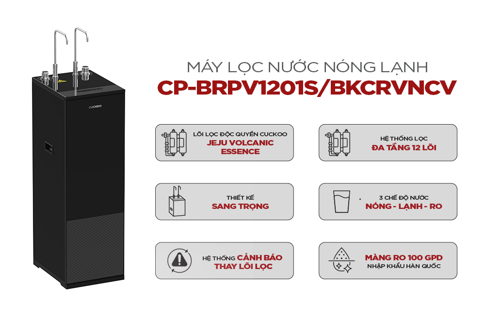 Máy Lọc Nước 12 Lõi K-Pure Signature CP-BRPV1201S/BKCRVNCV