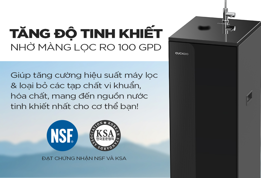 Máy Lọc Nước RO 11 Lõi K-Pure Signature CP-DRPV1101S/BKVNCV
