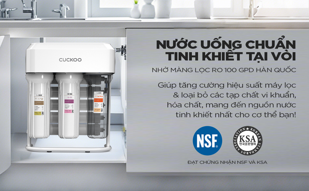 Máy Lọc Nước Để Gầm 9 Lõi K-Pure Signature CP-ERPV0901U
